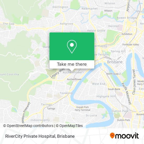 RiverCity Private Hospital map