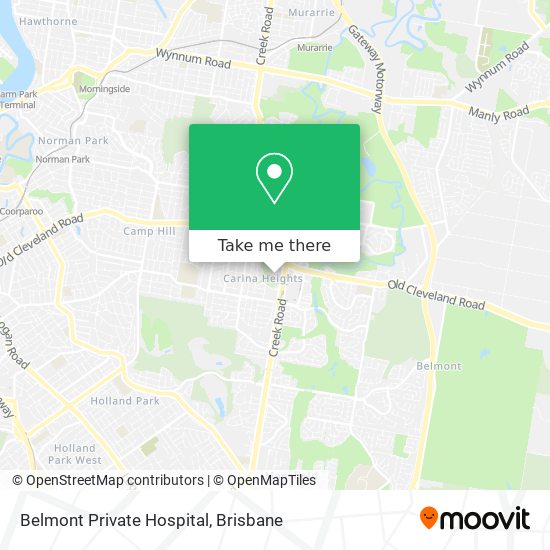 Mapa Belmont Private Hospital