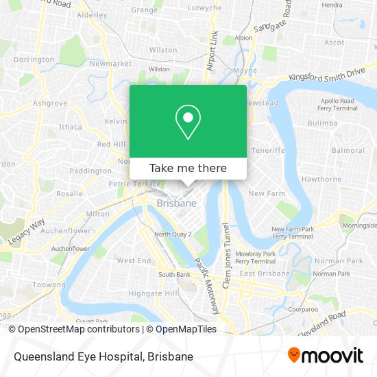 Queensland Eye Hospital map