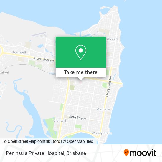 Peninsula Private Hospital map