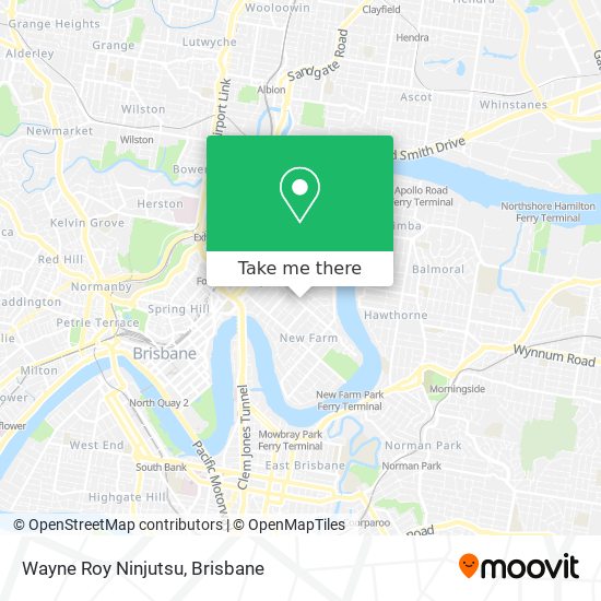 Wayne Roy Ninjutsu map