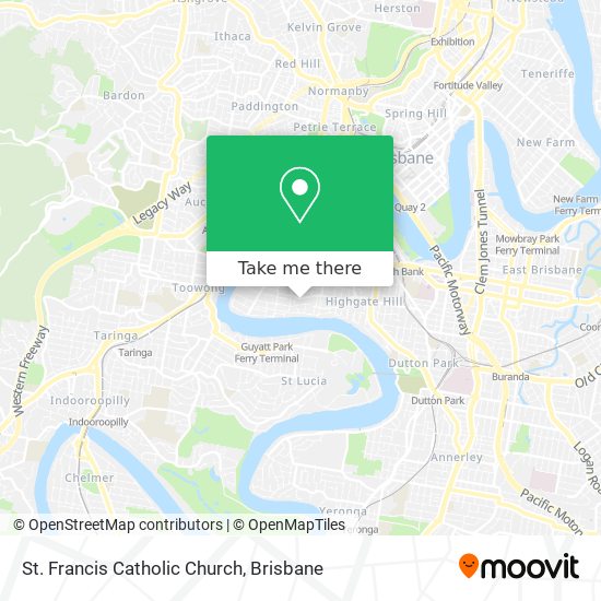 St. Francis Catholic Church map