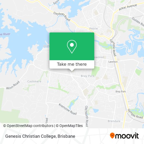 Genesis Christian College map