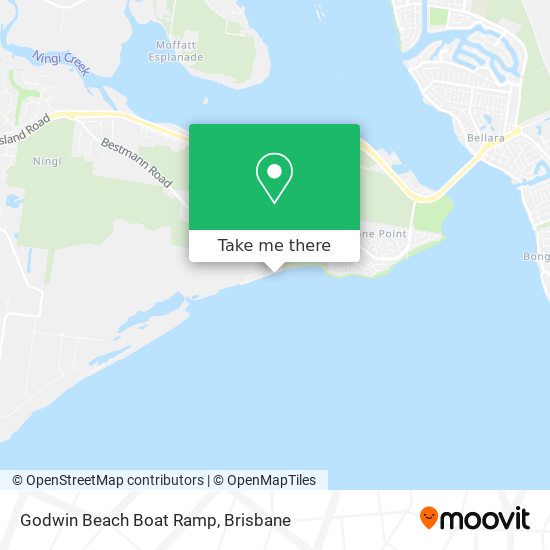 Godwin Beach Boat Ramp map