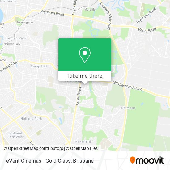 eVent Cinemas - Gold Class map