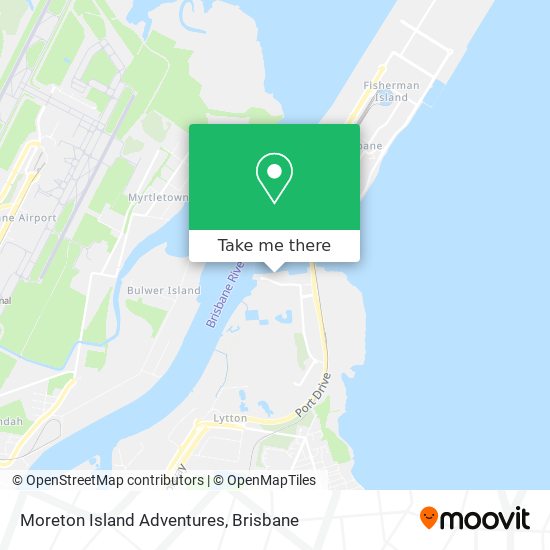 Moreton Island Adventures map