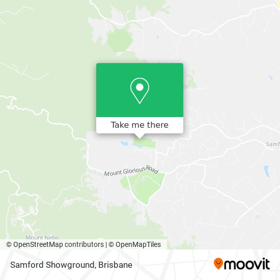 Samford Showground map