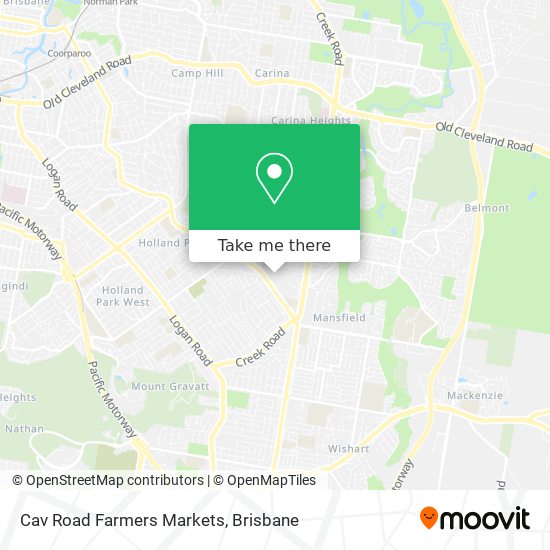 Cav Road Farmers Markets map