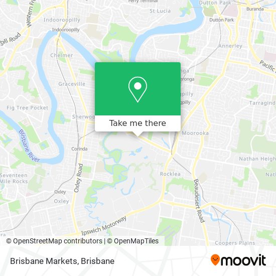 Mapa Brisbane Markets