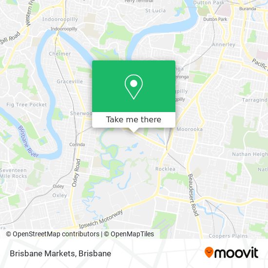 Brisbane Markets map