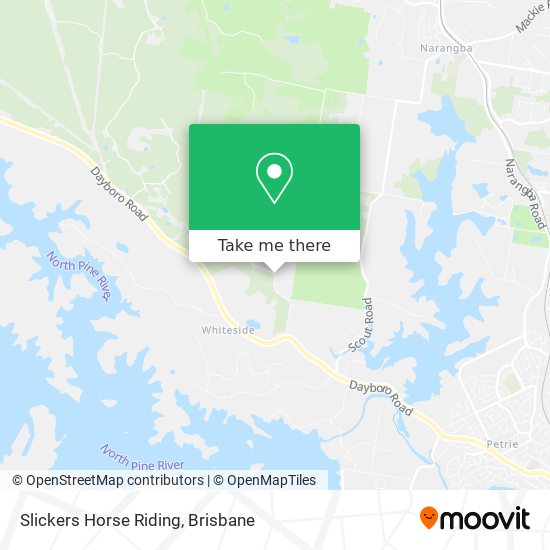 Slickers Horse Riding map