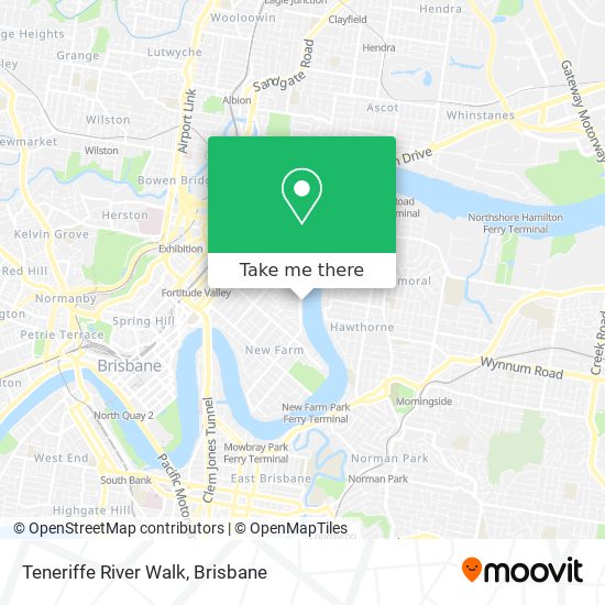 Teneriffe River Walk map