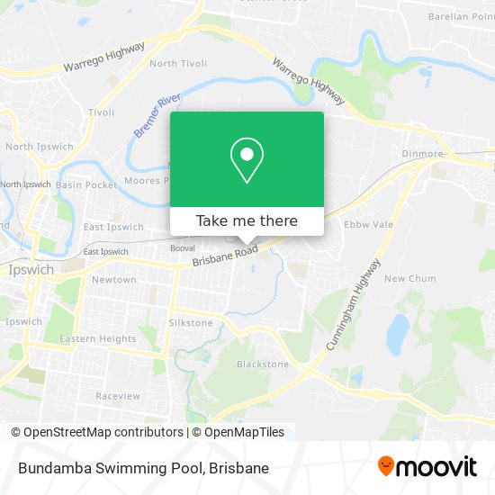 Bundamba Swimming Pool map