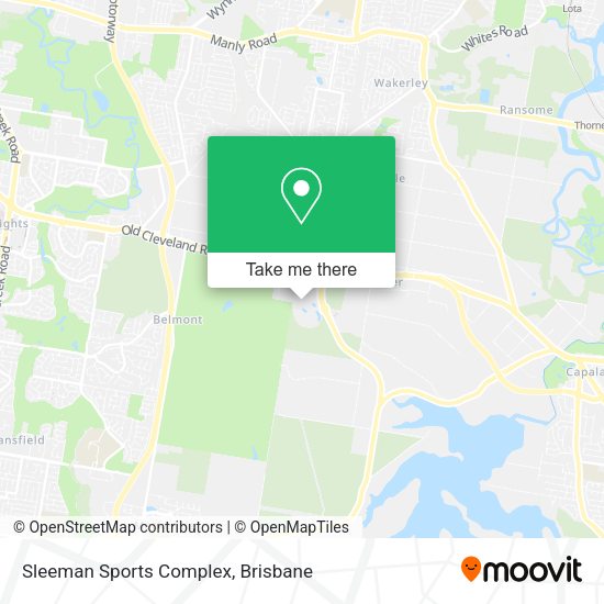 Sleeman Sports Complex map