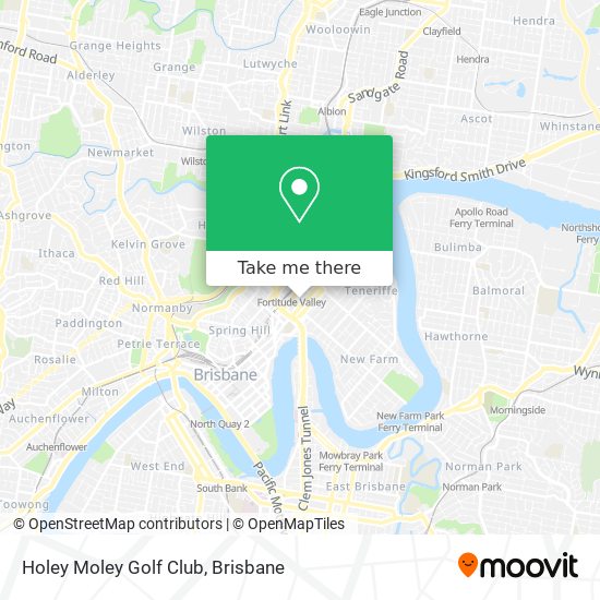 Mapa Holey Moley Golf Club