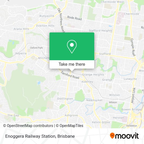 Enoggera Railway Station map