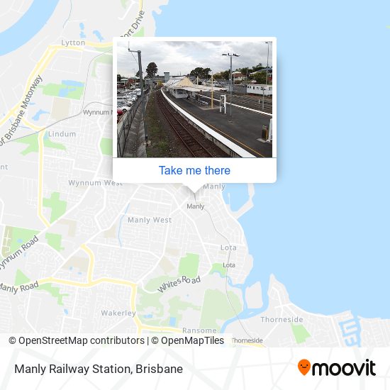 Manly Railway Station map
