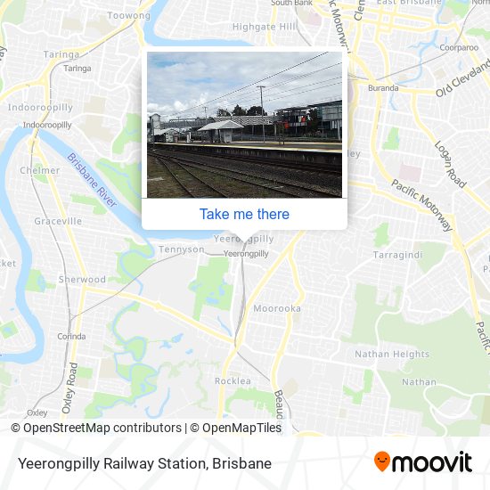 Mapa Yeerongpilly Railway Station