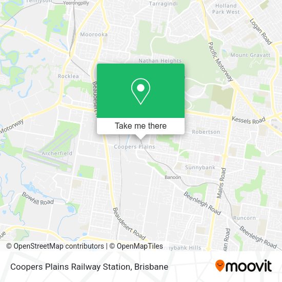 Coopers Plains Railway Station map