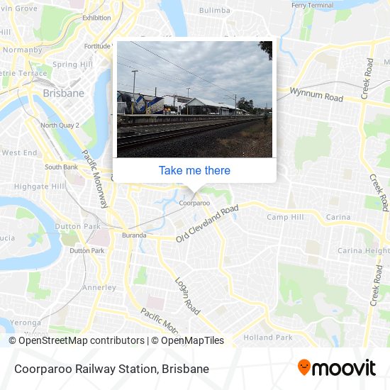 Coorparoo Railway Station map