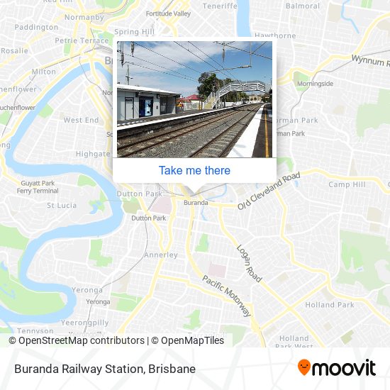 Buranda Railway Station map