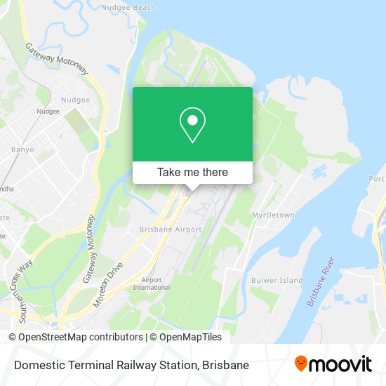 Domestic Terminal Railway Station map