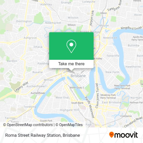 Roma Street Railway Station map