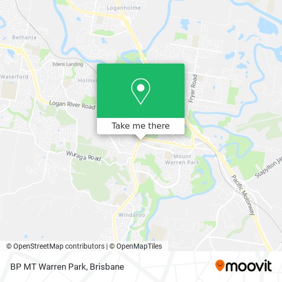 BP MT Warren Park map