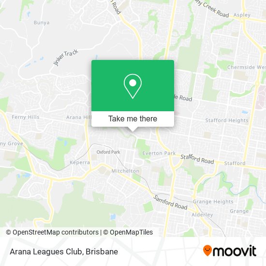 Arana Leagues Club map