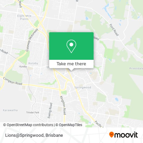 Lions@Springwood map