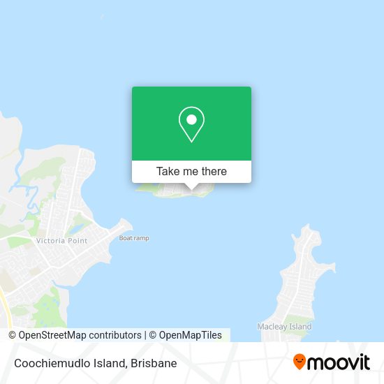 Coochiemudlo Island map