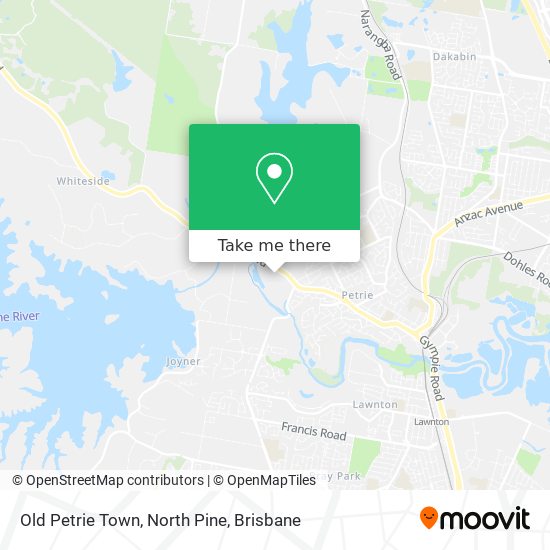 Old Petrie Town, North Pine map