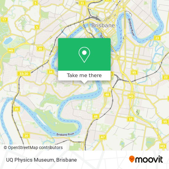 Uq St Lucia Map How To Get To Uq Physics Museum In St Lucia By Bus Or Train?