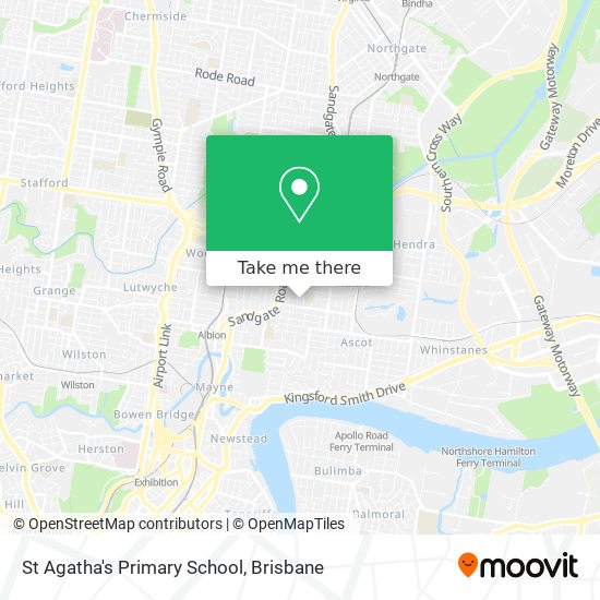 St Agatha's Primary School map