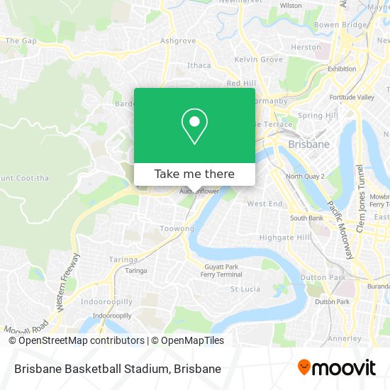 Brisbane Basketball Stadium map