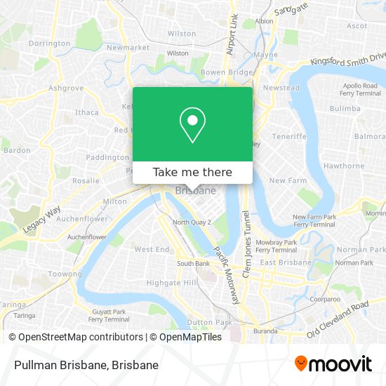 Pullman Brisbane map