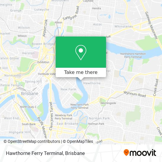 Hawthorne Ferry Terminal map