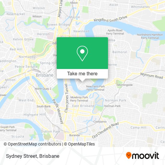 Sydney Street map