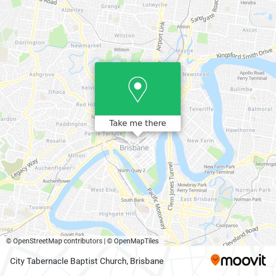 City Tabernacle Baptist Church map