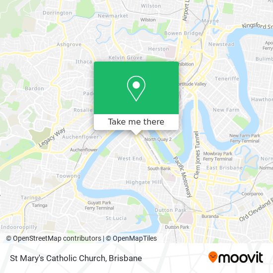 St Mary's Catholic Church map