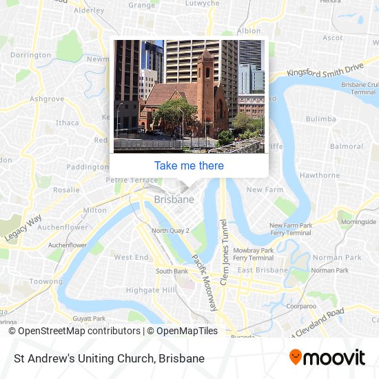St Andrew's Uniting Church map