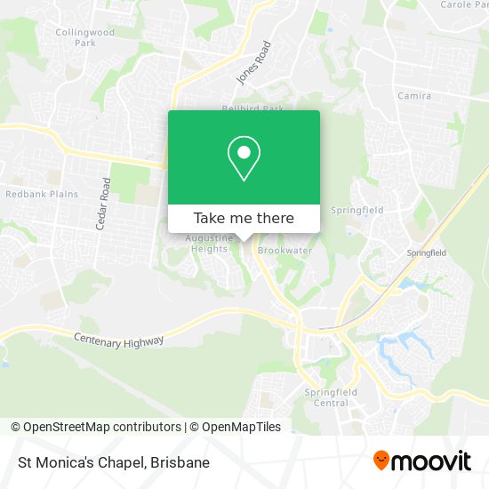 St Monica's Chapel map