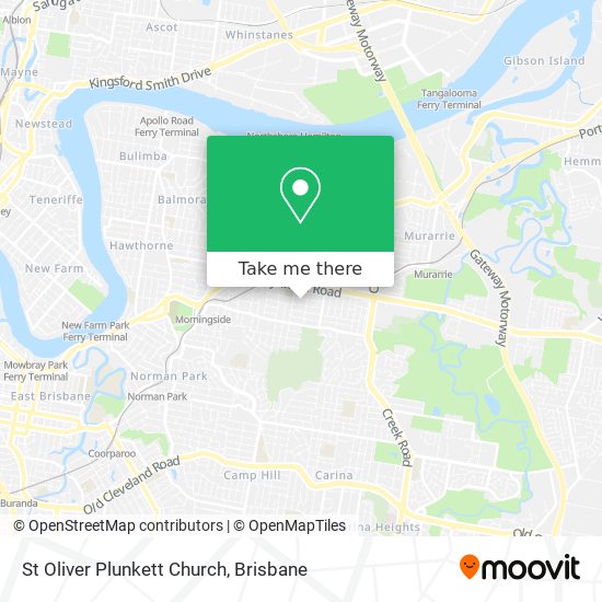 St Oliver Plunkett Church map