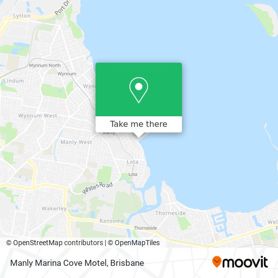 Manly Marina Cove Motel map