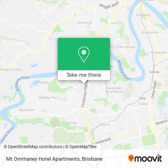 Mt Ommaney Hotel Apartments map