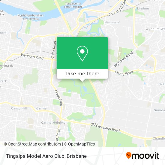 Tingalpa Model Aero Club map