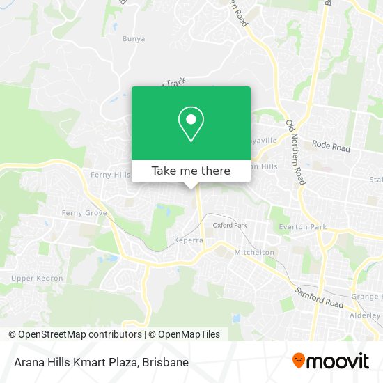 Arana Hills Kmart Plaza map