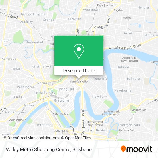 Mapa Valley Metro Shopping Centre