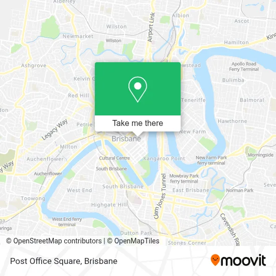Mapa Post Office Square