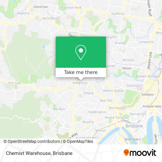 Chemist Warehouse map